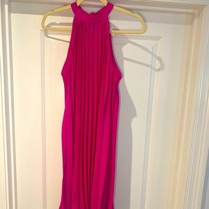 Hot pink swing dress